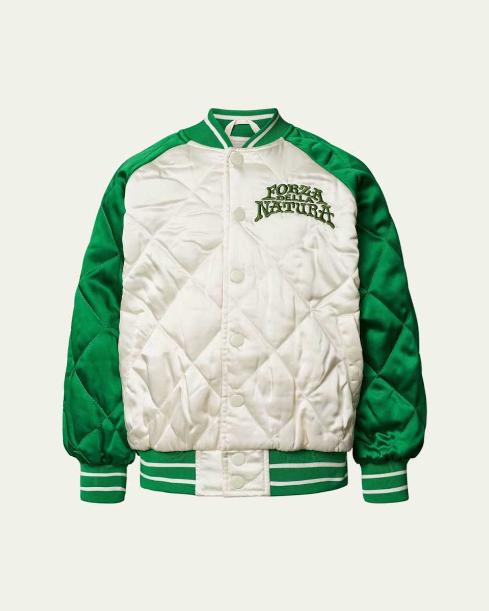 Boy's Haru Varsity Jacket, Size 8-16